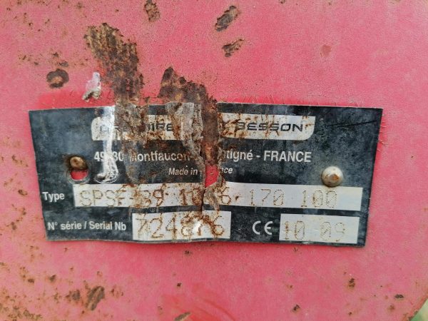 Плуг оборотний причіпний Gregoire Besson SPSF B9 8 корп, с.н. 724876