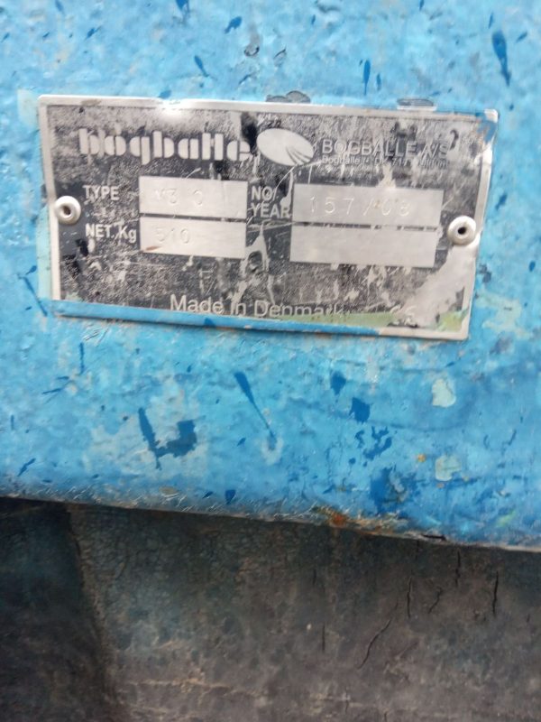 10. Розкидач Bogballe МЗ с.н.157 бірка Розкидач мінеральних добрив Bogballe МЗ с.н.157