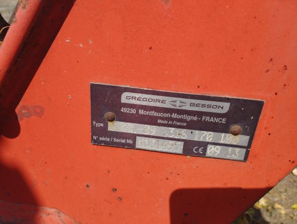 Плуг оборотний Gregoire Besson SPSL B9, 8+3