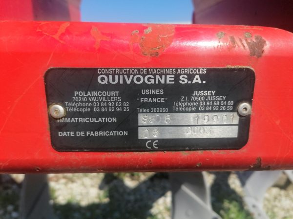 18. Глибокорозпушувач Quivogne SSD6 2 бірка Глибокорозпушувач Quivogne SSD-6