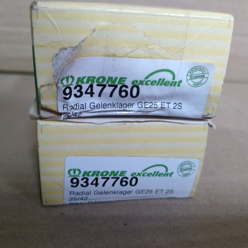 9347760 Підшипник вісі двоплечого важеля роликові сферичні GE 25UK KRONE 9347760 Підшипник вісі двоплечого важеля роликові сферичні GE 25UK KRONE