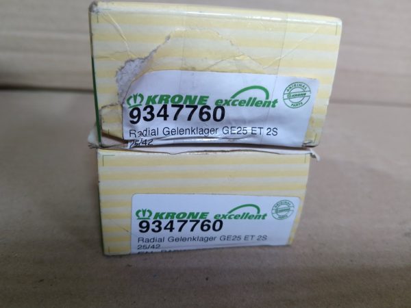 9347760 Підшипник вісі двоплечого важеля роликові сферичні GE 25UK KRONE