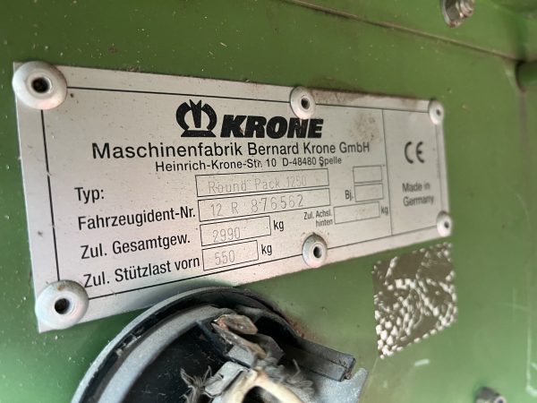 Прес-підбирач рулонний Krone Round Pack 1250