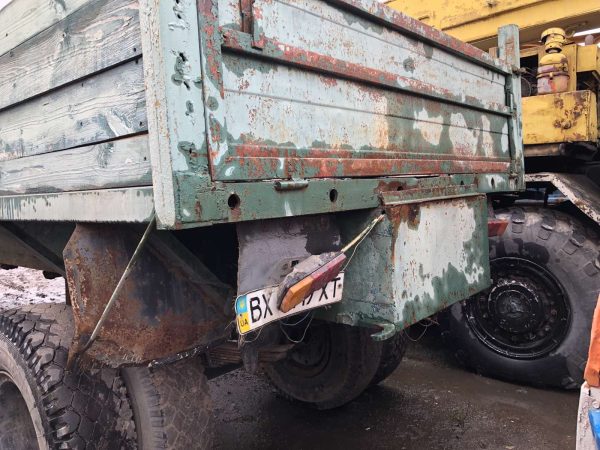 Напівпричіп бортовий  ОДАЗ 885