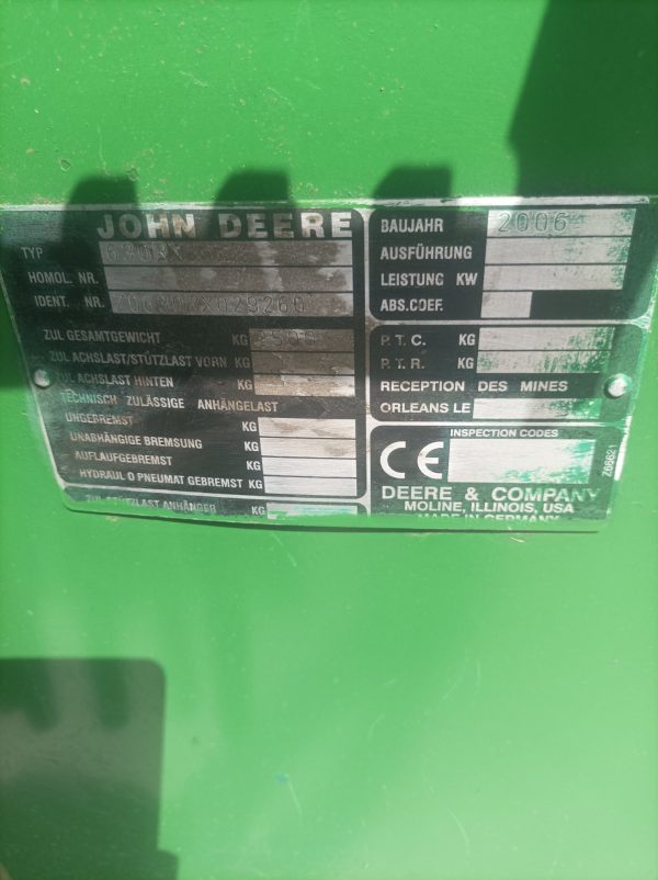 9. 04553ВС Комбайн зернозбиральний John Deere-9880STS (жатка бірка) 5 Комбайн зернозбиральний John Deere 9880STS