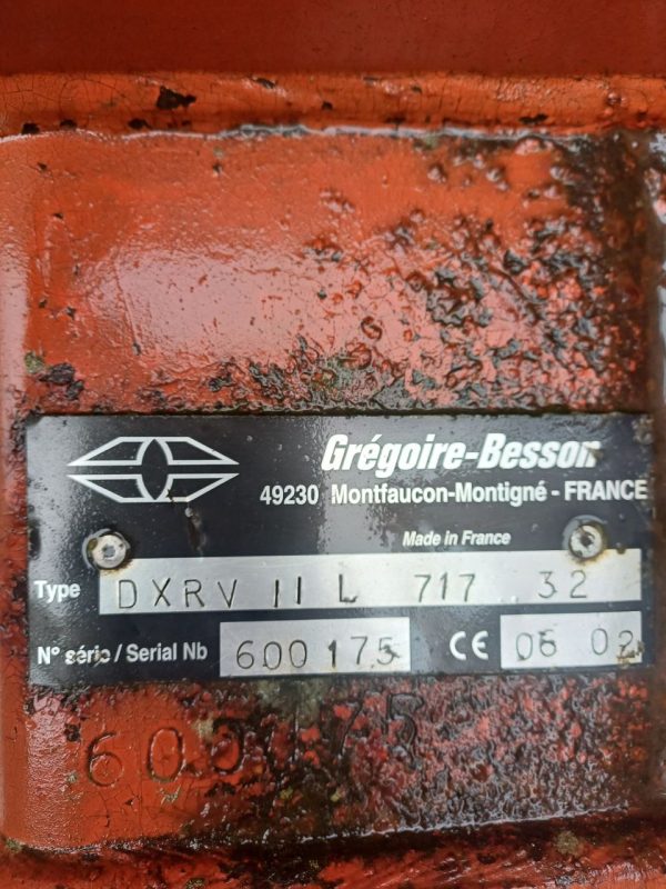 1. Борона диско-лапова Gregoire Besson-DXRV II с.н.600175 бірка Борона диско-лапова Gregoire Besson-DXRV II с.н.600175