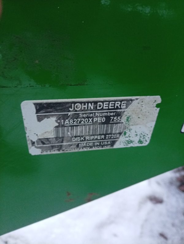 3. Борона диско-лапова John Deere-2700-3,8 бірка Борона диско-лапова John Deere-2700