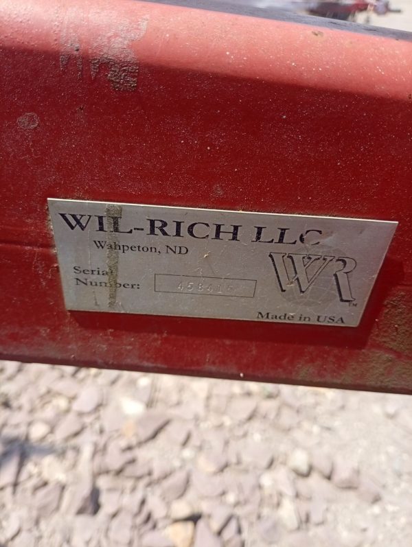 4. Культиватор Wil Rich-11XL2 30-39 №0020651 бірка Культиватор Wil Rich-11XL2 30-39 9,8м